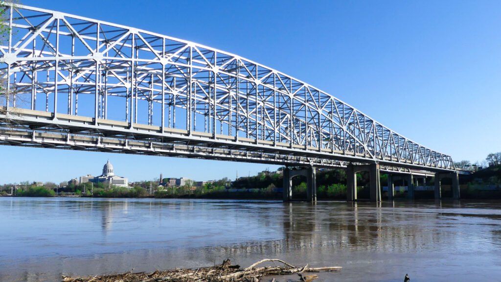 Missouri River Bridge at Jefferson City